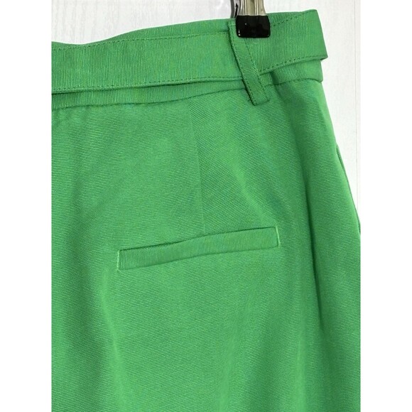 FARM RIO Pants Womens Medium Bright Green Tailored Pleated Wide Leg New Colorful - Picture 10 of 16